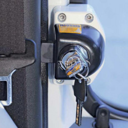 Door lock for Renault models from 2000 onwards, lockable