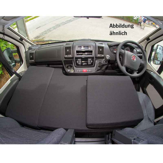 CampSleep bed, right-hand drive, for Fiat Ducato and MB Sprinter cabs