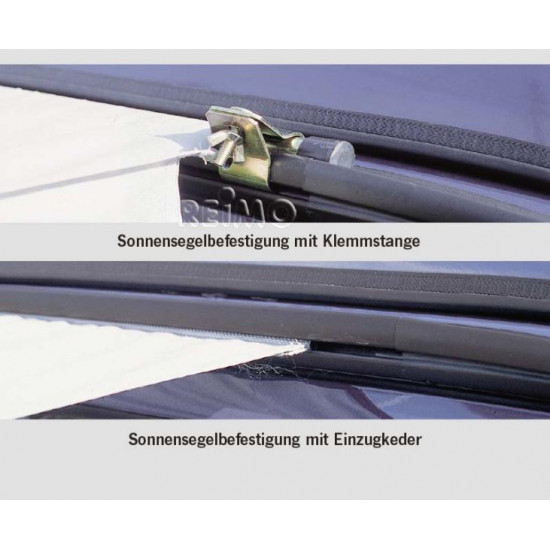 Multirail rain gutter tent mounting rail Mercedes Vito from 2003 onwards, right - passenger side