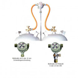 Multimatik 2-bottle system 30 mbar outlet 10mm