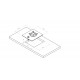 Built-in gas hob, 1 burner