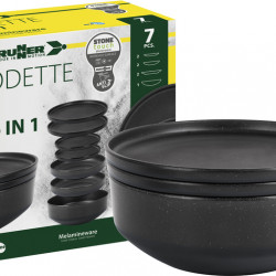 ODETTE – Melamine dinnerware sets, Stone Touch/Porcelain effect