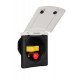 Gas outlet 130 x 145 mm with magnetic closure - White