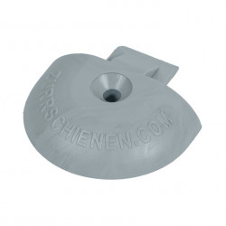Lashing rail cover cap - Round - Light grey