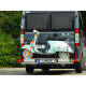Slide-Port motorcycle carrier with short overhang (6 m), adjustable for Fiat Ducato