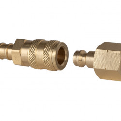 30 mbar quick-release coupling - 1 x male, 1 x female connections