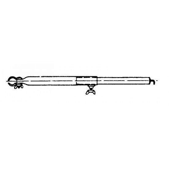 Roof hook pole 170-250 cm made of 22 mm steel