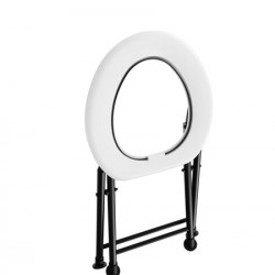 Camping folding toilet
