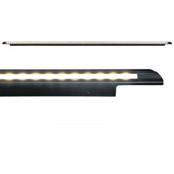 Rain gutter with integrated COB lighting for MB Sprinter and similar models