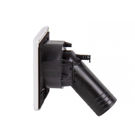 Diesel filler neck, 50mm hose connection, magnetic hinged lid