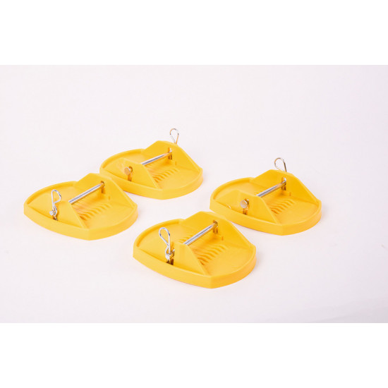Carbest Plastic Support Plate Set - Yellow