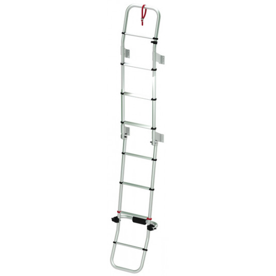 Fiamma Deluxe 8 Aluminum Outdoor Ladder, 246 cm long with 8 steps