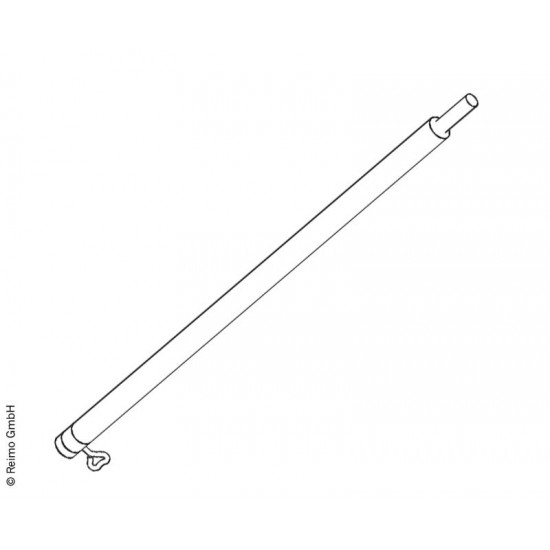 Aluminum extension tube 1.0m 2S
