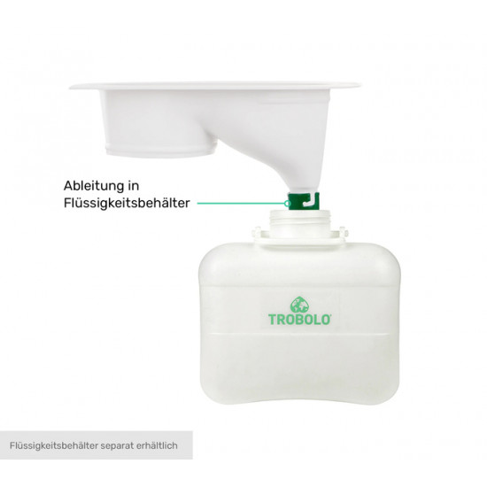 Compostable toilet insert - White