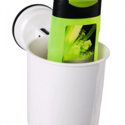 Cup with suction cup, white, up to 4kg