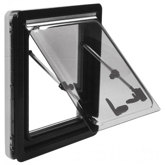 W1229 x H529 mm Classic framed casement window - acrylic glass