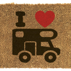 Coconut mat 50x25cm - with print "Motorhome"