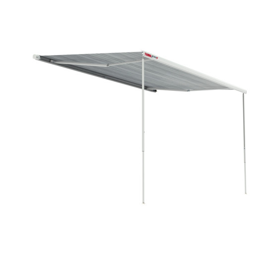 W 3700 x Abstract 2500mm FIAMMA Roof awning F80S Fabric color Royal Grey, Housing color Titanium
