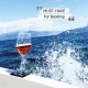 Magnetic crystal wine glasses - set of 2