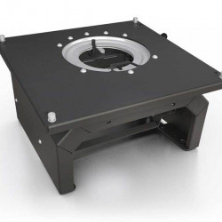 Swivel unit passenger side VW T5, black, H 250mm