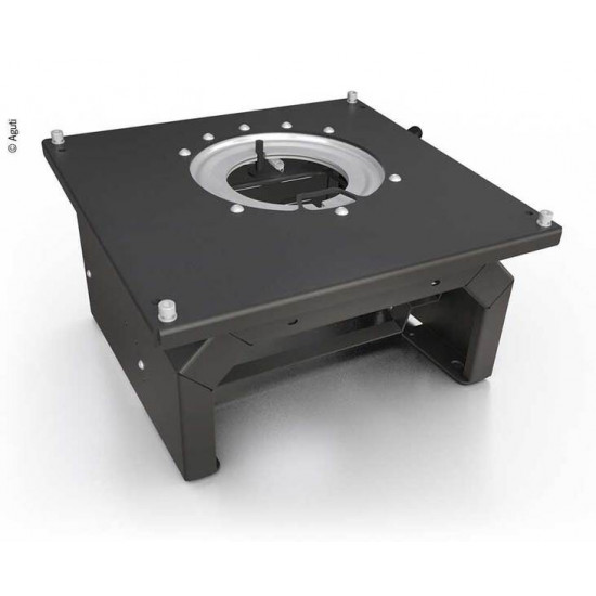 Swivel unit passenger side VW T5, black, H 250mm