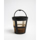 CAMP4 Coffee Maker for Gas Stoves, 10 Cups, Black
