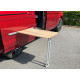Magnetic table glide rail - Silver