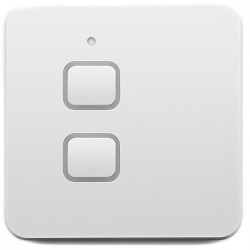 Nereide 2S light switch with integrated dimming function - Silver