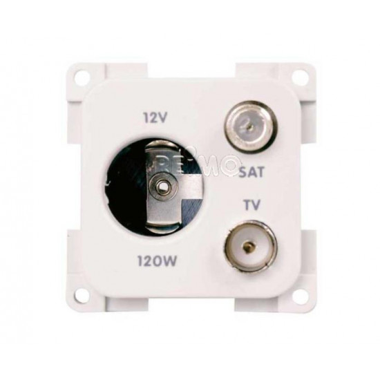 TV + satellite socket