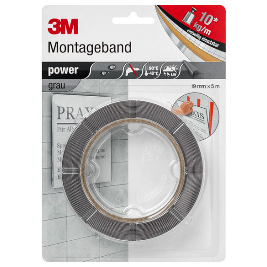 Double-sided adhesive tape 19mm x 5m