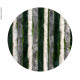 Fluffy curtain 56x185 Grey/Dark Green/White