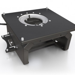 Swivel unit passenger side VW T5, black, H 250mm