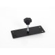 Lifting table frame with folding mechanism - height adjustable