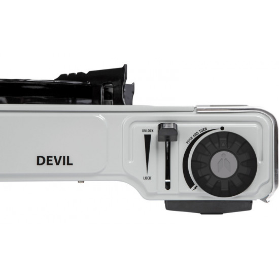 Devil cartridge gas stove with piezo ignition - 1 burner