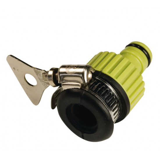 Universal tap adapter for taps without threads