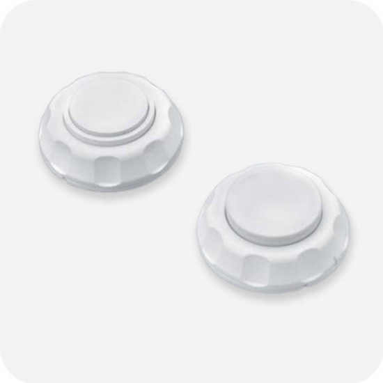 Magnetic door stop - White - Set of 2