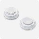 Magnetic door stop - White - Set of 2