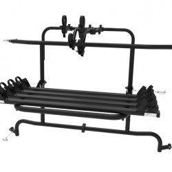 Rear carrier for VW Crafter from 2016 onwards - For 4 bikes - Black