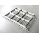 Purvario refrigerator strips in a set of 8 - light grey/anthracite