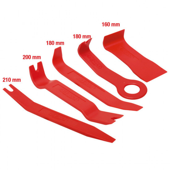 Plastic wedge set - 5 pieces