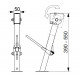 Vehicle support jack 1 pair 39-55cm