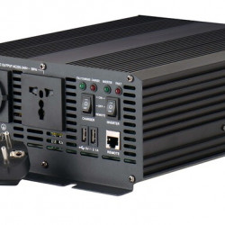 Sine wave power inverter with mains priority switching - 1000 to 2000 watts