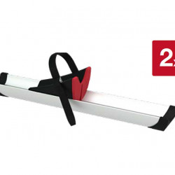 Kit Rail Premium 48, fourth two-piece rail Carry-Bike VW T5/T6 Pro silver