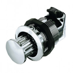 Rotary push-lock, single hole 1.2