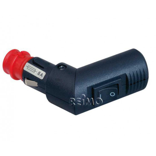 Universal plug, angled, loose