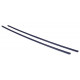 Universal combination rain gutter 290 cm with integrated keder rail