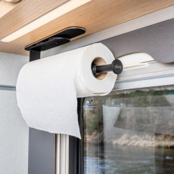 Magnetic kitchen roll holder