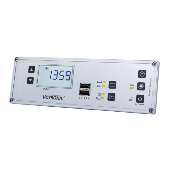 Solar computer with LCD combination panel