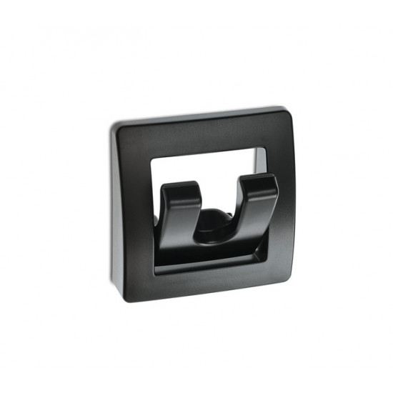 Coat hook / wall hook, matte black - loose