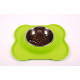 Frida stainless steel dog bowl with silicone base